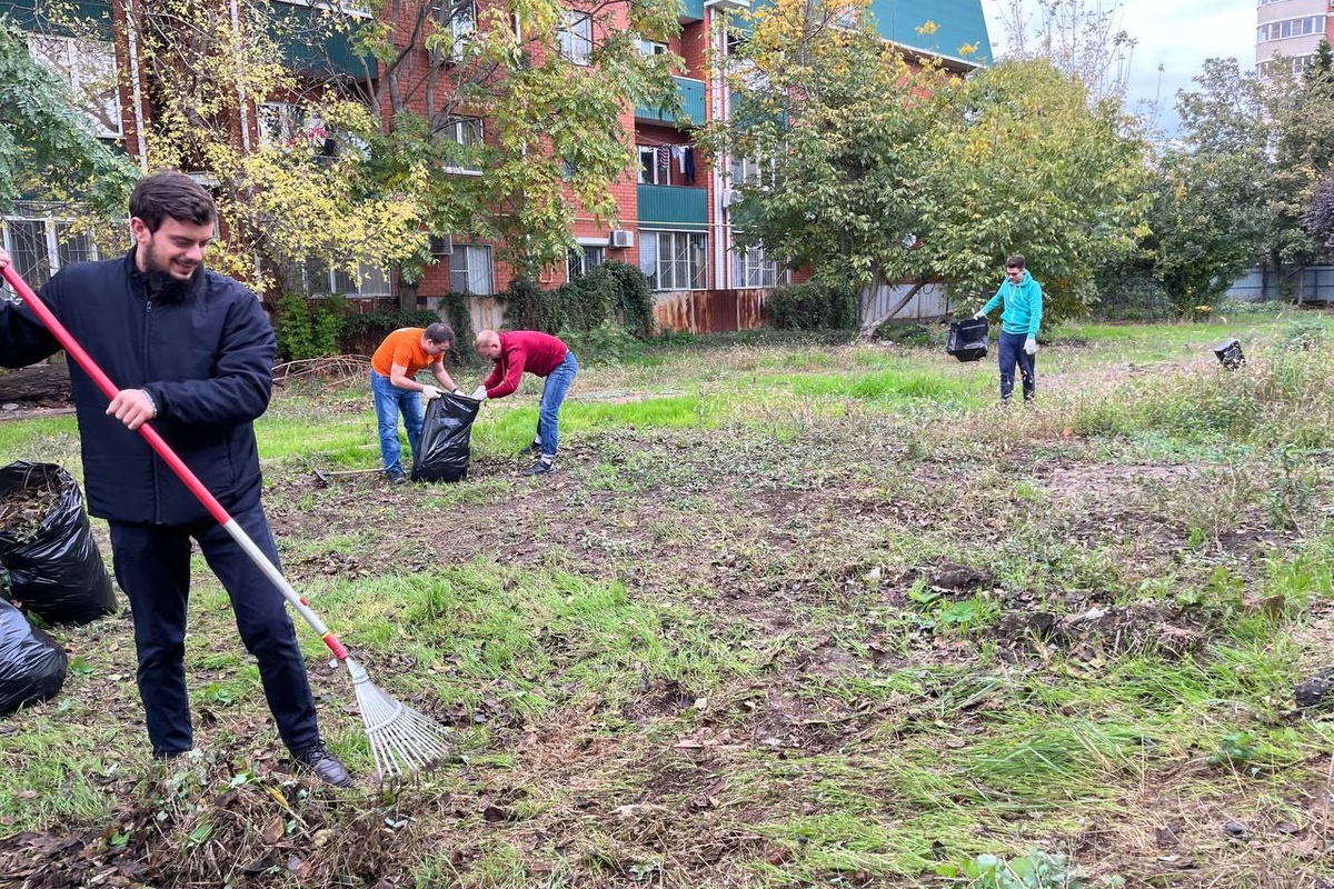 Подготовка места под временный храм